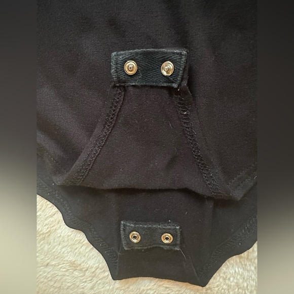 Gaze Black Sleeveless Women’s Bodysuit - Picture 3 of 4